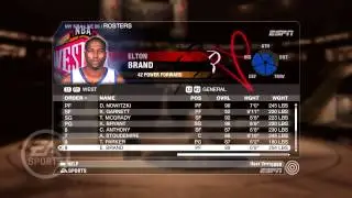 NBA Live 08 PS3 General Roster All Stars West