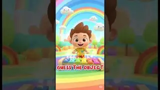 Guess The Hidden Object | Peekaboo Learning Game For Toddlers | Fun For Kids#education #shorts