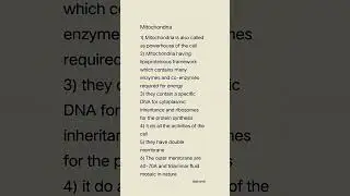 Mitochondria #cell #basic #biology #mitochondrien
