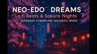 Neo-Edo Dreams: Lo-fi Beats & Sakura Nights | Japanese Cyberpunk Music #ghibli #cyberpunk #japanvibe