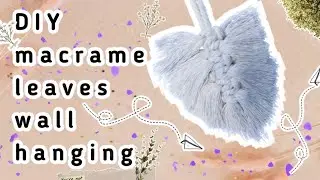 DIY macrame feather || macrame wall home decor || tutorial membuat macrame peluang usaha modal murah