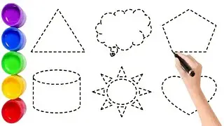 Creative Shapes Adventure:Explore Circle, Square, and Triangle with a Fun Song!