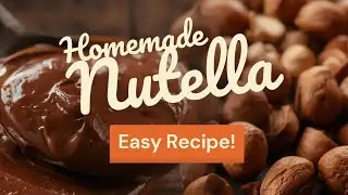 Homemade Nutella that beat store bought anyday | Three ingredient Nutella | Hazelnut spread