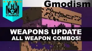 StarMade - WEAPONS UPDATE: All Weapon Combos (Weapon Types)