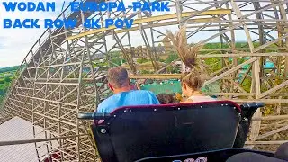 Wodan &ndash; Monta&ntilde;a rusa Timbur / Back row 4k POV