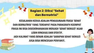 video MENCARI KESALAHAN EJAAN ATAU DIKSI by NERICO SARAGIH