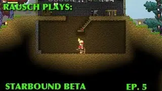 RAUSCH PLAYS: Starbound Beta Ep. 5 - BADASS SANTA TERMINATOR MONKEY