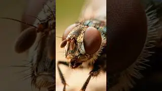 You&rsquo;ve Never Seen a Fly Like This Before! #shorts #MacroWorld #InsectCloseUp #NatureInFocus #8k