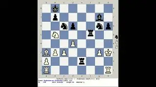 Dufresne, Jean vs Anderssen, Adolf | Rotterdam Chess Match 1861, Netherlands C33