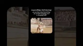 We recreated ancient bull leaping 🤯🐂