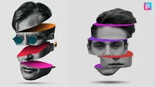 PicsArt Sliced Head Effect Tutorial  Photo Editing #picsart #photoshop #pics #camera