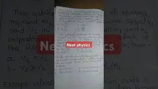 Neet physics most expected questions 2025.#neet2025 #neet2026 #neetphysics #neet #neetexam #neetpyq