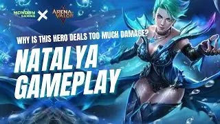 NATALYA Gameplay Arena of Valor AOV | Mage Damage Dealer