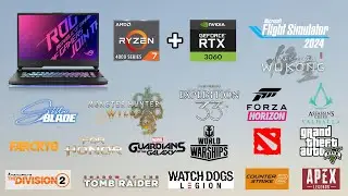 My RTX 3060 Laptop In 2025 -18 Games Test Benchmark