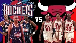 Chicago Bulls Vs Houston Rockets 3 Enero 1996