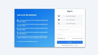 Sign Up/ Sign In Form with HTML and CSS | Responsive Form Design