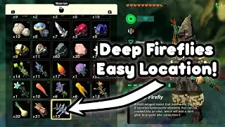 Where to find Deep Fireflies! Quick and Easy Central Location! - Tears of the Kingdom