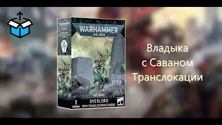 Necron Overlord with Translocation Shroud / Некрон Владыка с Саваном Транслокации [Unpack]