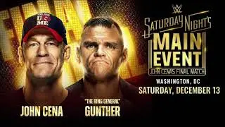 ¿POR QUÉ LA WWE DECIDIÓ que FUERA así EL RETIRO de JOHN CENA vs GUNTHER?