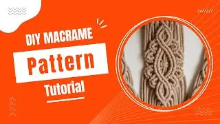 DIY Macrame Pattern Tutorial 4K | Double Half Hitch Knot