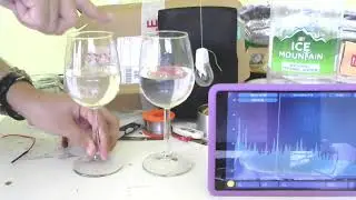 Resonance Effect Using Wine Glasses and Light Bulb (Physics Experiment)