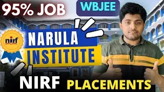 NIRF Data | Narula Institute Of Technology | JIS College | WBJEE | Placement & Ranking Review