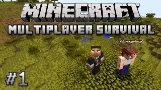 Minecraft Multiplayer Survival - Best Seed Ever - Episode 1 - Let's Play Server 1.7.9 Update Part 1