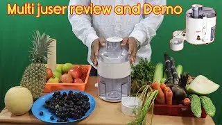 Multi juicer review and demo/silverline juicer demo/silverline juicer review/noble shopping