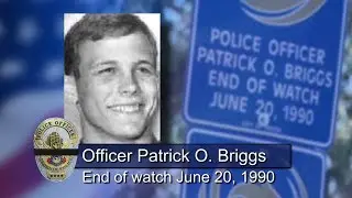 Memorial Marker for Officer Patrick Briggs-Phoenix Police Department