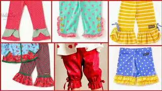 Baby girl bell bottoms and Capri pants 👖 design ideas