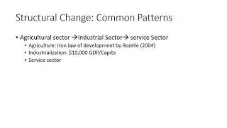 Lecture 2-Part 2 Common Patterns in Structural Change