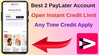 Best 2 PayLater Account Open Instant Credit Limit