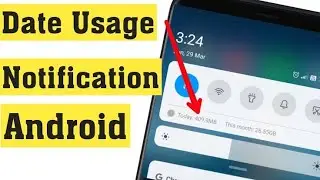 How To Enable Data Usage Notification | How To Show Data Usage Notification Bar in Xiaomi | #shorts