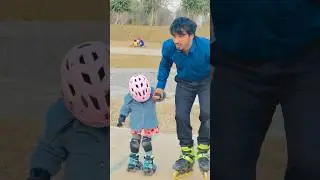 Cute baby #skating #inlineskatingtutorial #olympicsport #rollerskatingtutorials #speedskating