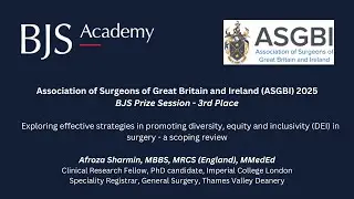 Exploring effective strategies in promoting diversity, equity and inclusivity (DEI) in surgery