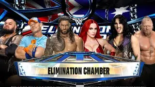 6 Mix Elimination Chamber Match wwe2k25 #viral #wwe #usa #gaming #kuwait #india #trending wwe2k26