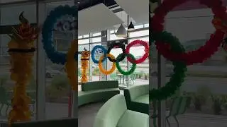 Olympics Balloon Decor with Torches 🎈 | www.toballoons.com