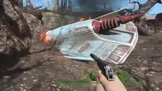 Fallout 4 - Crashed UFO & Alien Blaster Location