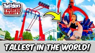 Riding The NEW Twizzlers Twisted Gravity Screamin' Swing At Hersheypark! | On-Ride Reaction & POV