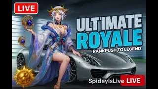 BGMI ULTIMATE ROYALE🔥 WITH NEW PORSCHE SUPER CAR | ROAD TO  LEGEND | SpideyIsLiveYT #bgmilive