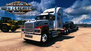 ATS - Transporto Un Chasis De Camioneta Desde Tyler Hasta McAlester Con El Mack CHU316