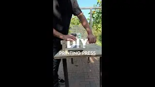 DIY Printing Press #Shorts
