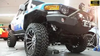 (4K)FLEX TOYOTA FJ CRUISER 2018 modified フレックス トヨタFJクルーザーカスタム - 大阪オートメッセ2018