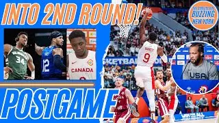 HART STARTS in blowout win, Barrett delivers in comeback! USA & CANADA advance, FIBA World Cup Rd 2!