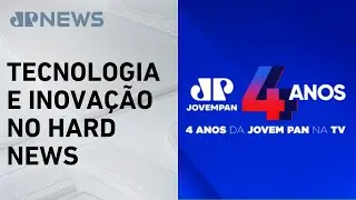 TV Jovem Pan News celebra 4 anos de consolidação e crescimento