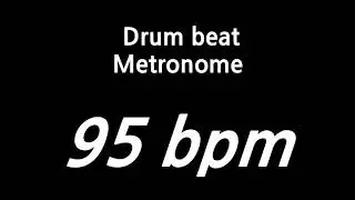 95 bpm metronome drum