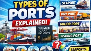 Types of Ports Explained | Seaport, Dry Port, Major & Minor Ports | Port Business Basics