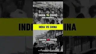 India vs China GDP Growth | Shocking Numbers From 1970 to 2025 📈🔥