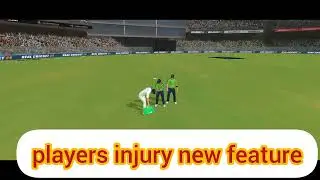 new feature real cricket 24 | player injury