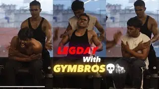 Leg day with gymbros 💀😂🦍